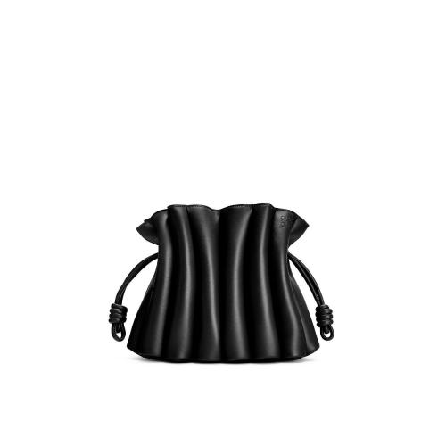  LOEWE羅意威    女士 手提包 閃亮光滑牛皮革 Flamenco Ondas 手拿包 A411FC*w*4X01-110 預定商品1-3周發(fā)貨