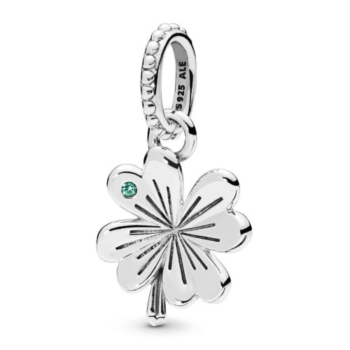 PANDORA/潘多拉 女士925銀幸運(yùn)四葉草吊墜397965NAG