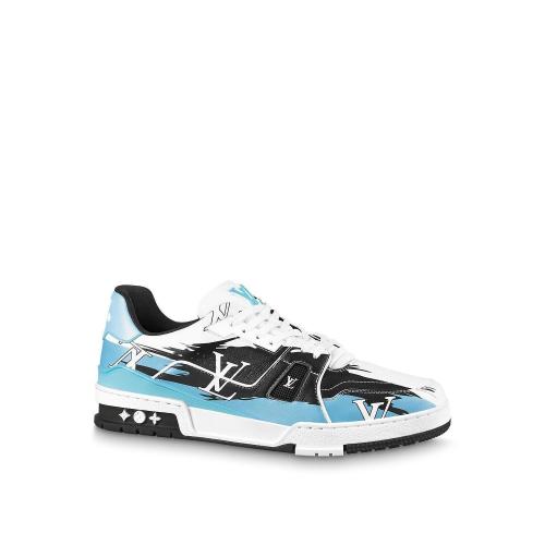  LV路易威登 22年秋冬 男士 休閑運(yùn)動(dòng)鞋 SNEAKER LV TRAINER 1AA37D 1AA37E 1AA376 1AA379 1AA3
