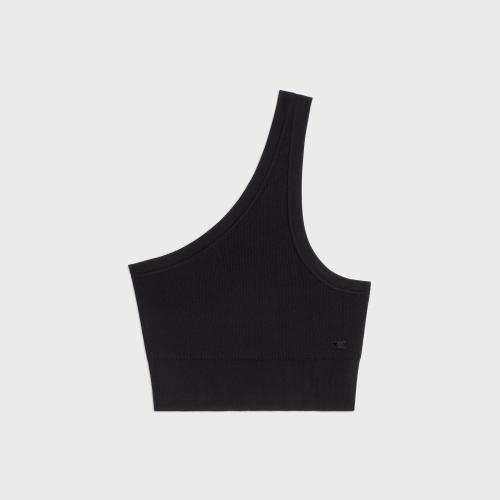  CELINE賽琳思琳 22年秋冬 女士 背心 桑蠶絲鋼圈短上衣 2A26X880Q.38NO