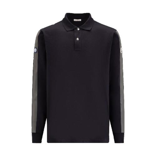  MONCLER蒙可蒙克萊 22年秋冬 男士 長袖Polo Inter x Moncler Long Sleeve Polo Shirt H20968B