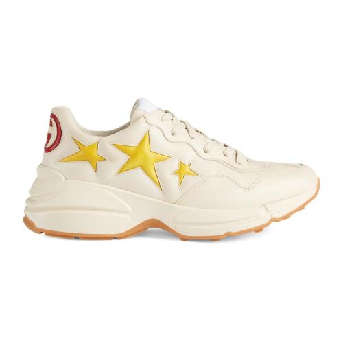  GUCCI古馳 22年秋冬 男士 Rhyton系列男士星星印花運動鞋 660939 2SH10 9560