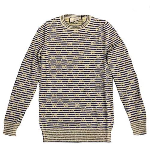 GUCCI/古馳  新款百搭LOGO女士針織衫650385 XKBOP 9661