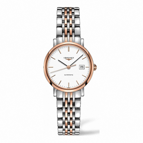 LONGINES/浪琴 博雅系列 精鋼/18K金 日期顯示 自動(dòng)機(jī)械 女士腕表 L4.310.5.12.7