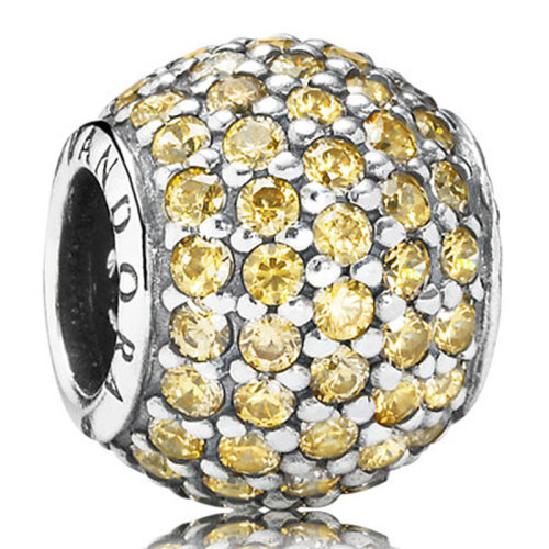 PANDORA/潘多拉 女士鋯石鑲嵌搭配串珠 791051PCZ