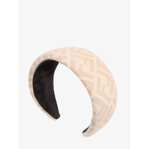 FENDI/芬迪 女士駝色羊毛/織物發(fā)箍 FXQ815-AALR-F0QU5