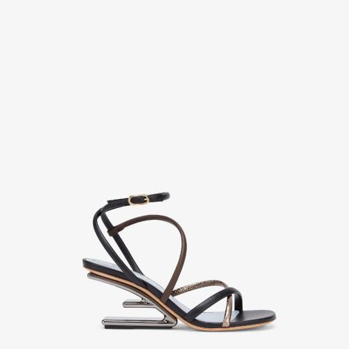  FENDI芬迪 22年秋冬 女士 坡跟涼鞋 Fendi First 8X8278AHIUF1H0L