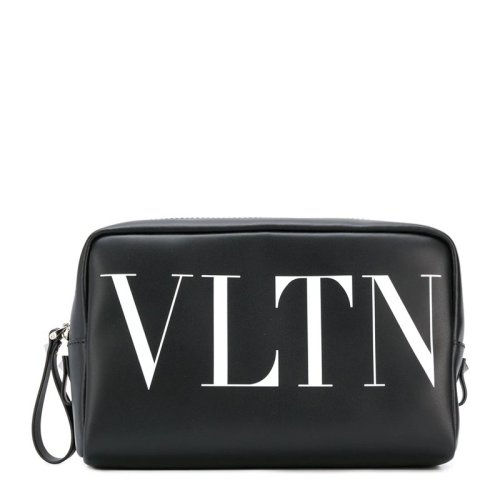  Valentino/華倫天奴 女士黑色皮革手拿包 RY2P0534 LVN 0NO PLSX