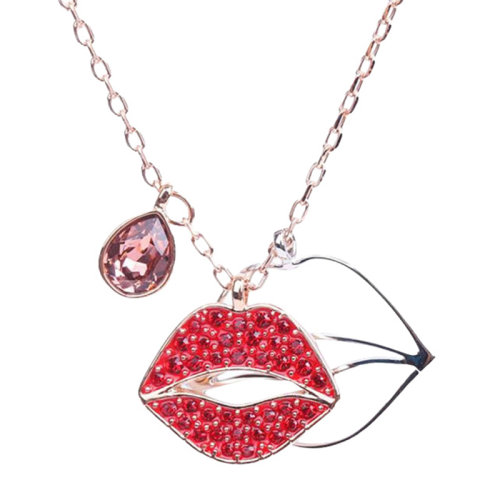 Swarovski/施華洛世奇 女士多色仿水晶時(shí)尚優(yōu)雅熱情浪漫吊墜鎖骨鏈項(xiàng)鏈 5409468