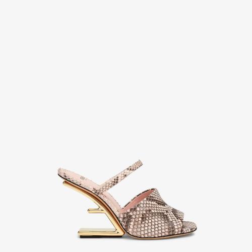  FENDI芬迪 22年秋冬 女士 高跟涼鞋 Fendi First 8R8212AAEBF0A3N