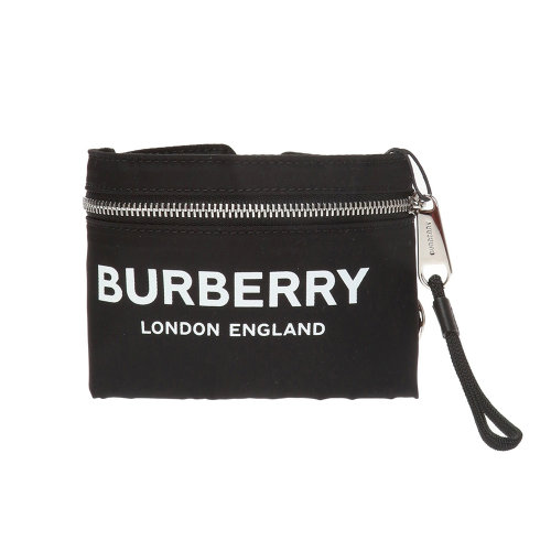 BURBERRY/博柏利 男士黑色尼龍手拿包 8016591