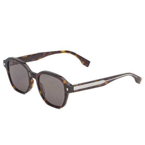 FENDI/芬迪 男士深灰色鏡片和塑料鏡架太陽鏡FOL510V1PF0QSF