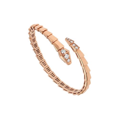  BVLGARI寶格麗 22年秋冬 女士 手鏈 Serpenti Viper系列 BR858812 預(yù)定商品1-3周發(fā)貨