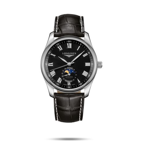 LONGINES/浪琴 名匠系列 月相 精鋼 自動(dòng)機(jī)械 男士腕表 L2.909.4.51.7