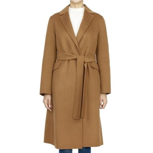 MaxMara/麥絲瑪拉 女士棕色羊毛大衣 90160429000POLLY072