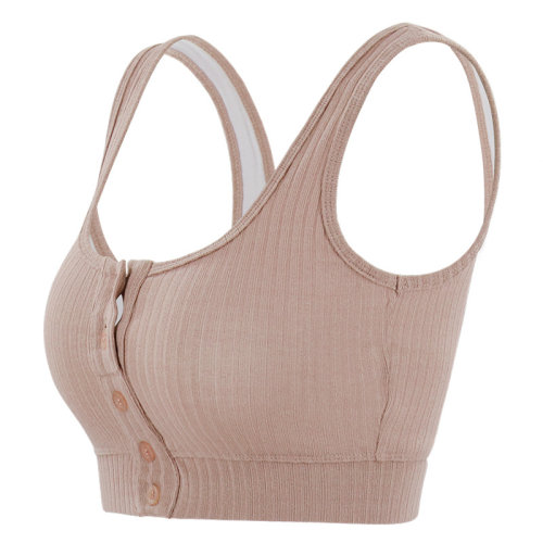 GeleiStory/GeleiStory 大碼美背紐扣瑜伽文胸健身背心女 防震跑步聚攏定型運(yùn)動內(nèi)衣bra女裝＞女士T恤＞女士長袖T恤