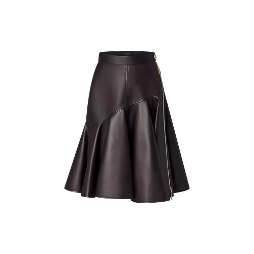  LV路易威登 22年秋冬 女士 半身裙 不對稱皮革半身裙 1AA910 1AA912 1AA911 1AA914 1AA913