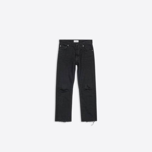  BALENCIAGA巴黎世家 22年春夏 男士 休閑褲 Mens Slim Fit Trousers in Black 697830TBP471029