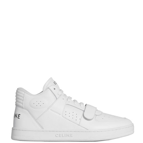 CELINE/賽琳 22年早春新款 CT-02系列 女士熒光白純小牛皮做舊中幫運(yùn)動(dòng)鞋343193338C.01OP