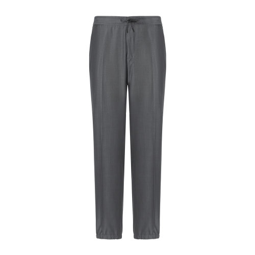 Z Zegna杰尼亞 灰色 男士 Techmerino系列 羊毛慢跑褲 7ZF206-73V4C1-8R