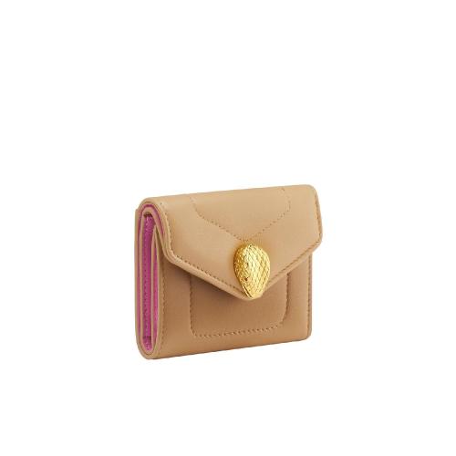  BVLGARI寶格麗 22年秋冬 女士 錢包 SERPENTI REVERSE PORTEFEUILLE a TROIS VOLETS 292303292