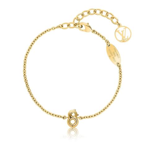  LV路易威登 22年秋冬 女士 手鏈 LV %26 Me 手鐲，數(shù)字 8 LVU5WN25GOLZZZZZ00 預(yù)定商品2-8周發(fā)貨