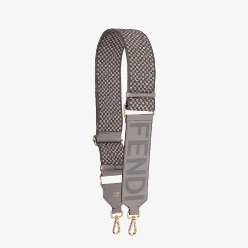  FENDI芬迪 22年春夏 女士 肩帶 灰色織帶肩帶 8A_V156ADLBF1FNL