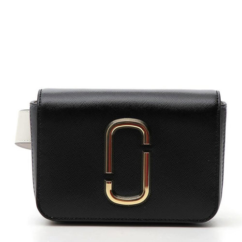 Marc Jacobs/馬克雅各布斯 SNAPSHOT系列女士純色經(jīng)典金屬徽標裝飾翻蓋開合單肩包斜挎包鏈條包腰包女包 M0014319 多色可選