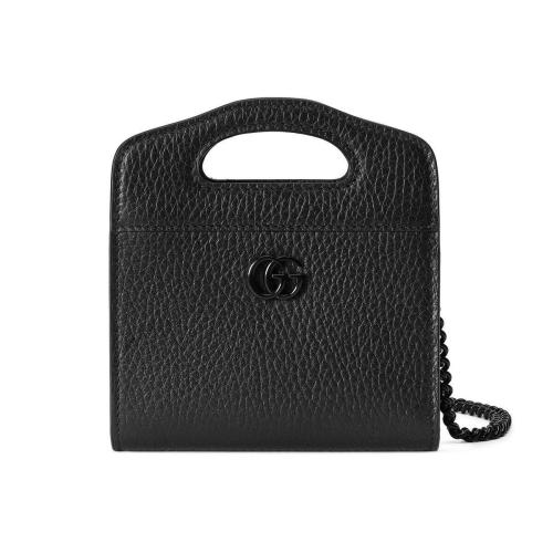  GUCCI古馳 22年秋冬 女士 GG Marmont系列手提式卡包 701074 17WFF 1000