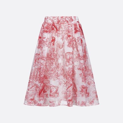  DIOR迪奧 22年秋冬 女士 半身裙 喇叭半身裙 221J90A3802_X0817