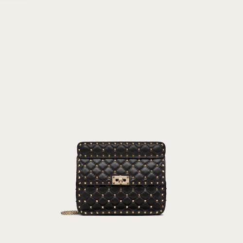  VALENTINO華倫天奴 22年秋冬 女士 單肩包 Sac moyen Rockstud Spike en nappa 2W2B0122NAP0NO