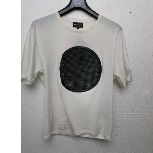 Emporio Armani/安普里奧阿瑪尼 白色女士短袖T恤(瑕疵折扣）