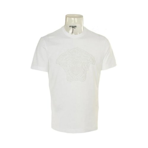  VERSACE/范思哲 男士白色棉質(zhì)短袖T恤 A76119 1952 A92X PLFSX
