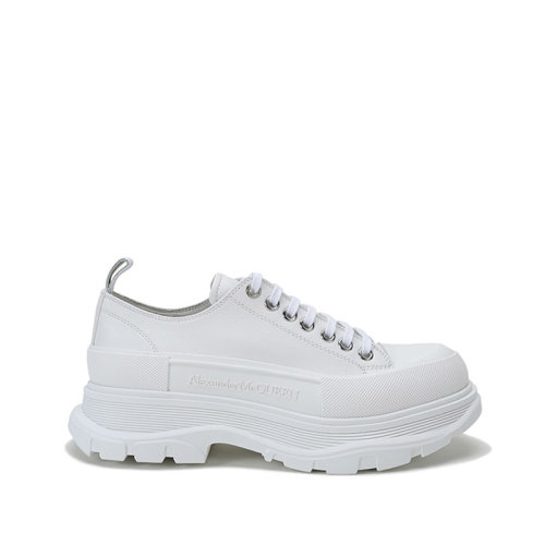 Alexander McQueen/亞歷山大麥昆 男士皮革系帶厚底休閑運(yùn)動(dòng)鞋 627225 WHZ62