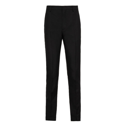 PRADA/普拉達(dá)  男士黑色羊毛混紡長(zhǎng)褲UP0147_1Y7M_F0002_S_212