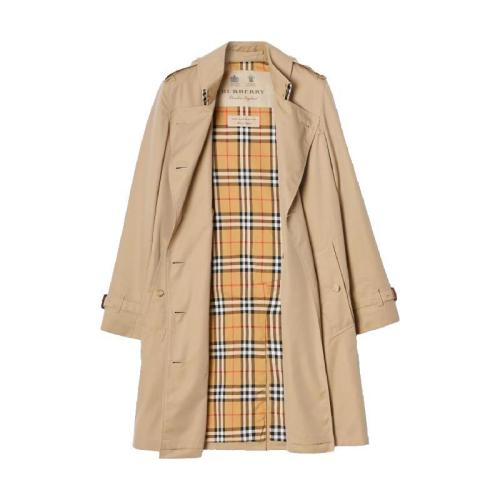  BURBERRY 22年秋冬 女士 肯辛頓版型 – 中長款 Heritage Trench 風(fēng)衣 80279231 預(yù)定商品1-3周發(fā)貨