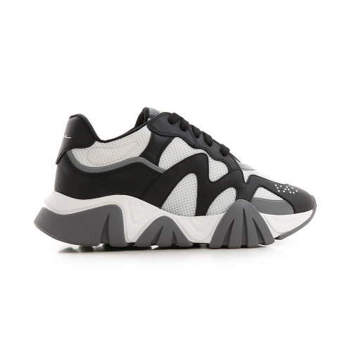 VERSACE/范思哲 男士黑色聚酯纖維休閑鞋運(yùn)動(dòng)鞋 DSU7703-DVTREG-KNBA