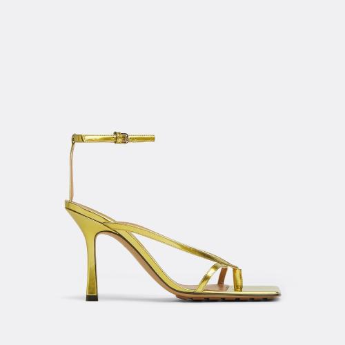  BV葆蝶家 22年秋冬 女士 高跟涼鞋 sandales a brides stretch 608835V2BG08265