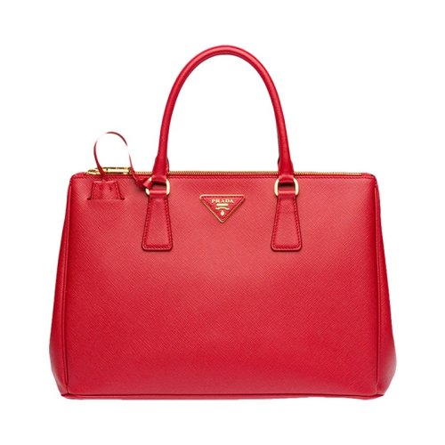  PRADA/普拉達(dá) 女士黑色皮革手提包 1BA274 NZV F0002