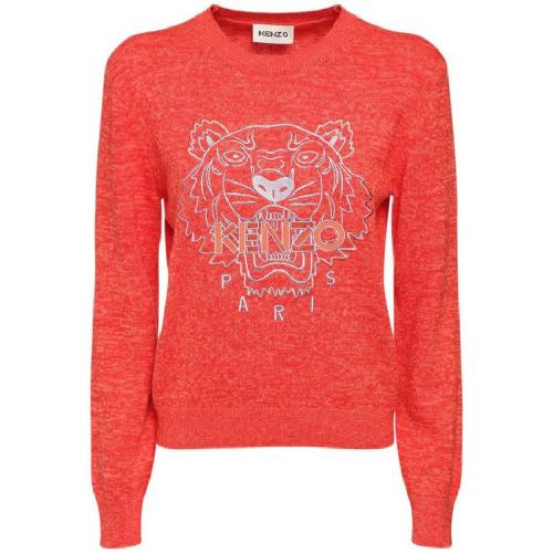  KENZO/高田賢三 女士紅色時(shí)尚休閑針織衫/毛衫 FC52PU6863XA-21 PLFSX