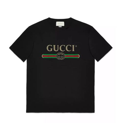 GUCCI/古馳  時(shí)尚百搭圓領(lǐng)套頭短袖T恤457095X5L891948【主推】