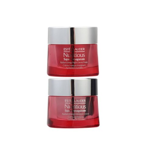 Estee Lauder/雅詩蘭黛鮮活亮采面霜與晚霜套裝50ml*2