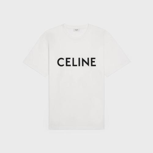  CELINE賽琳思琳 22年秋冬 男士 短袖T恤 T-SHIRT LOOSE CELINE JERSEY COTON 2X681671Q.01CC