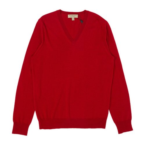  BURBERRY/博柏利 男士紅色棉質(zhì)針織衫/毛衣 3983569 PLFSX