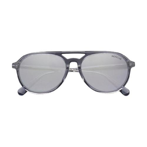  MONCLER蒙可蒙克萊 22年秋冬 男士 太陽眼鏡 Pilot Sunglasses 56901ML0228M5820D20D
