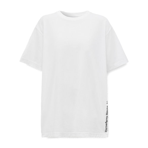 BURBERRY/博柏利 地址印花棉質(zhì)寬松女士短袖 T 恤 80372921