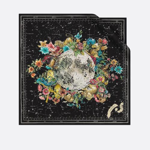 DIOR迪奧 22年秋冬 女士 絲巾 Dior 印花方巾 15ZOD090I607_C900 預(yù)定商品1-3周發(fā)貨