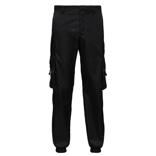 PRADA/普拉達 秋冬 Re-Nylon系列 男士黑色再生尼龍長褲SPH130_1WQ8_F0002_S_211