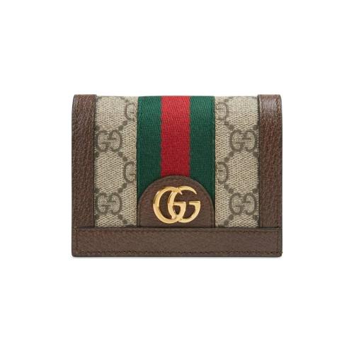  GUCCI古馳 22年秋冬 女士 Ophidia系列GG卡包 523155 96IWG 8745 預(yù)定商品2-6周發(fā)貨