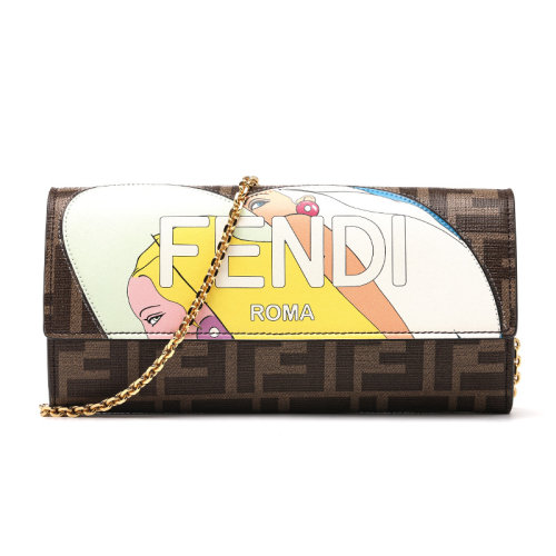 FENDI/芬迪22春夏女士長款錢夾錢包8M0365AK5Z